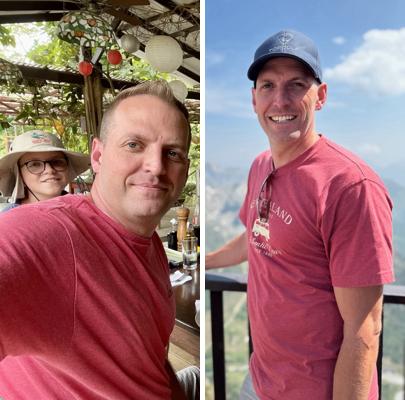 Jay's fitness transformation - Before and after wellness journey